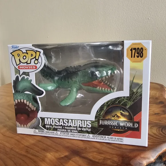 Funko Movies Jurassic World Reborn Mosasaurus Vinyl Figure - Green - Picture 2 of 7